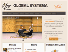 Tablet Screenshot of globalsystema.fr